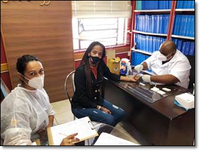 Realização de testagem