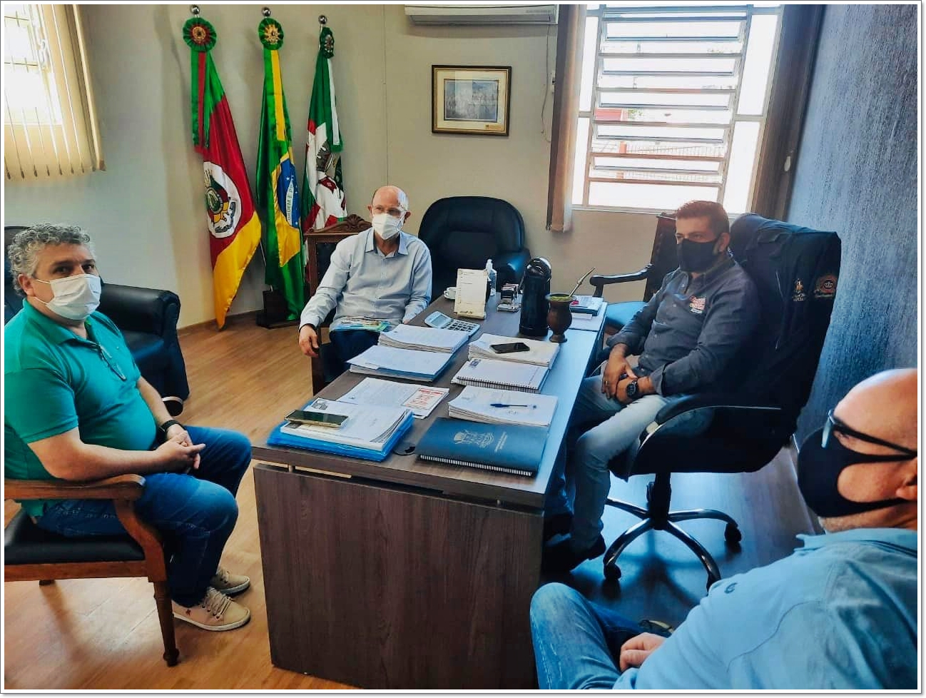 Visita do Deputado Federal Elvino Bohn Gass (PT)