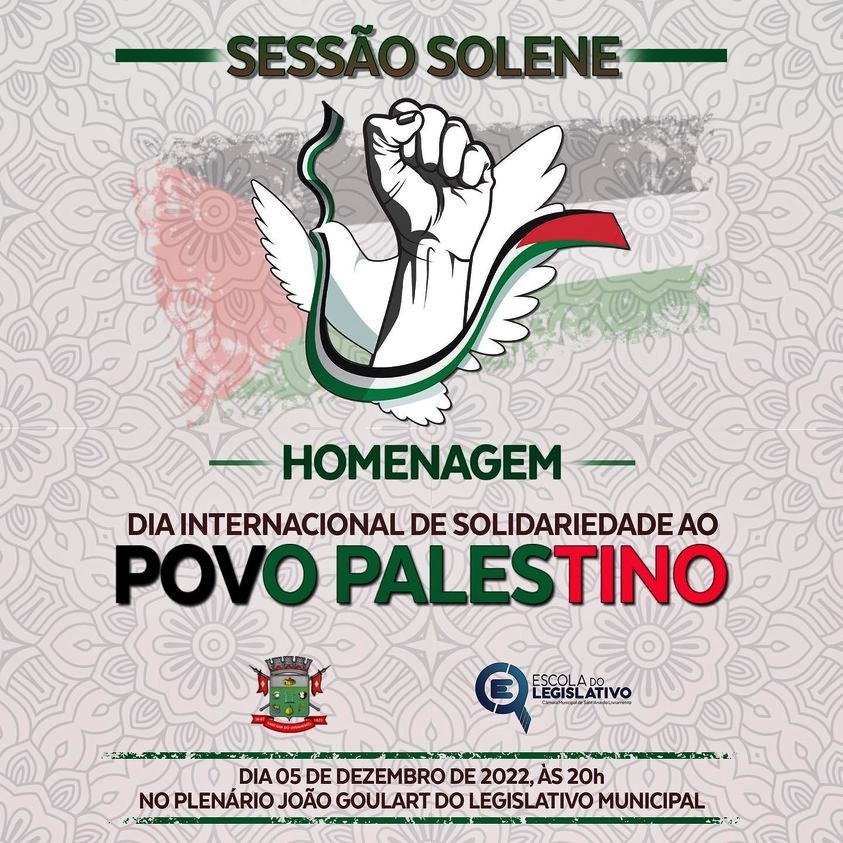  Homenagem ao Povo Palestino