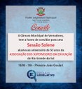 Convite para Sessão Solene