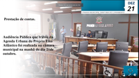 Prestação de contas.