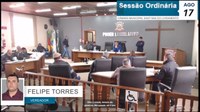 Sessão Ordinária do dia 17 agosto.