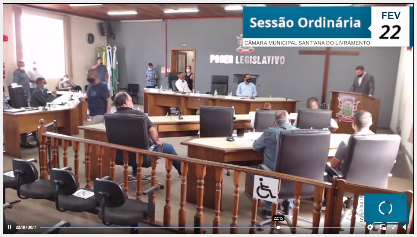Sesssão Ordinária do 22 de Fevereiro de 2022.