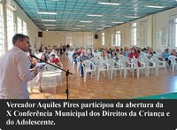 Participação em abertura de conferência.
