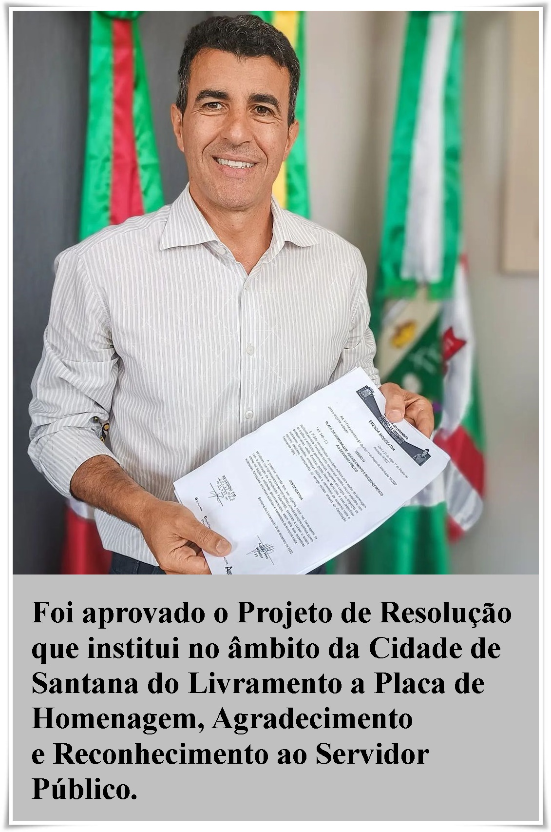 Placa de Homenagem.