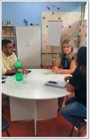 Visita à Escola Municipal Célia Irulegui.