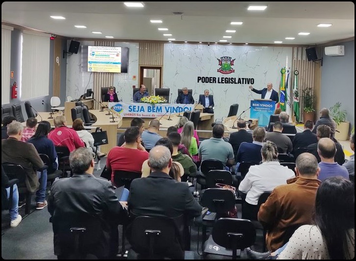 Vereador participa de evento.
