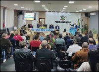 Vereador participa de evento.
