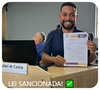 Lei sancionada!