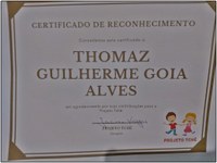 Agradecimento ao PROJETO TCHÊ.