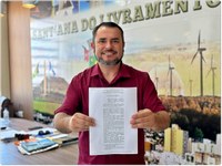 Promulgação de lei.